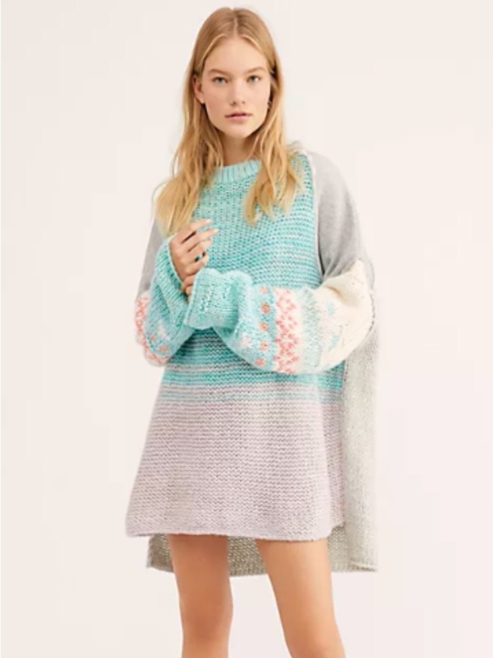 Free People Polar Opposites Sweater Size XS